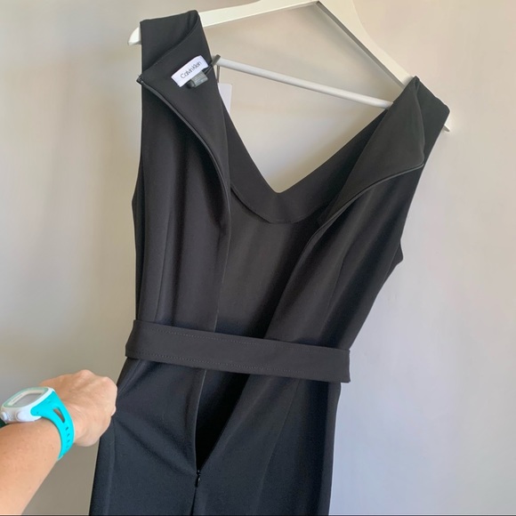 NWT CALVIN KLEIN Crop Wide Leg Jumper - Picture 9 of 11